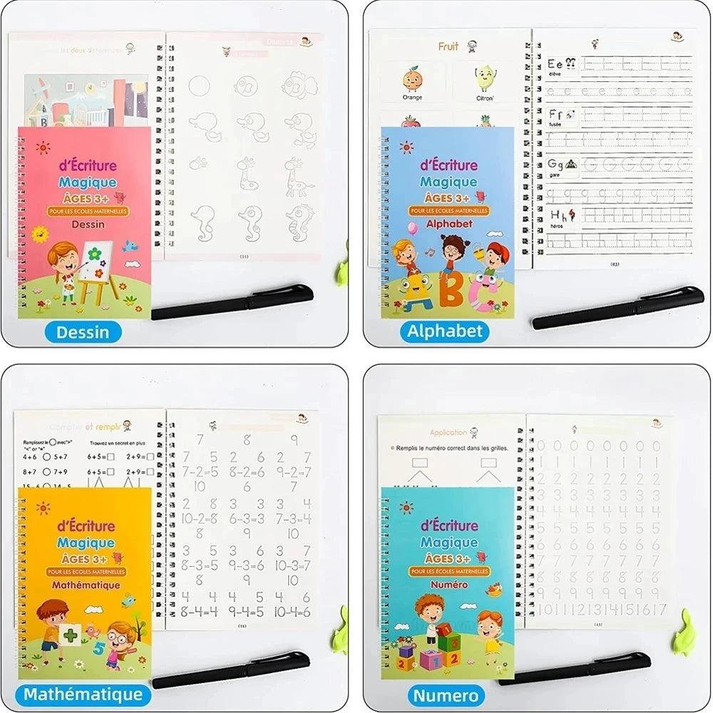 Cahier d'Écriture Educatif et Réutilisable (3 à 9ans)